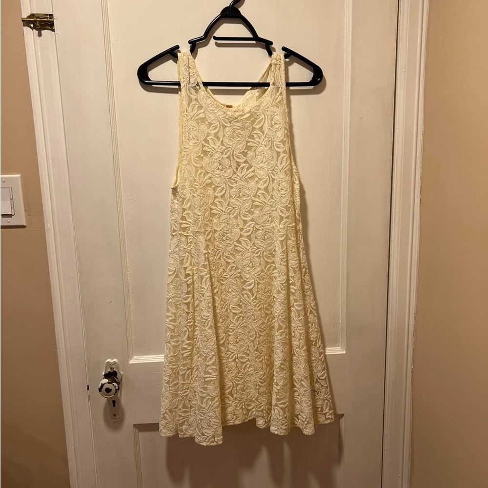 Lace free people dress
